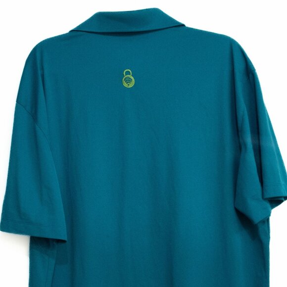 Sport-Tek Chorus SmartSecure Teal Polo Shirt 2XL - Picture 8 of 8